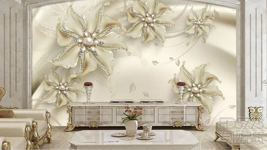 

Custom home decor photo papel de parede 3d mural wallpaper flowers for bedroom living room tv sofa background walls