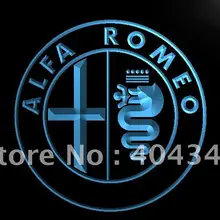 LG146-Alfa Romeo автозапчасти светодиодный неоновый знак