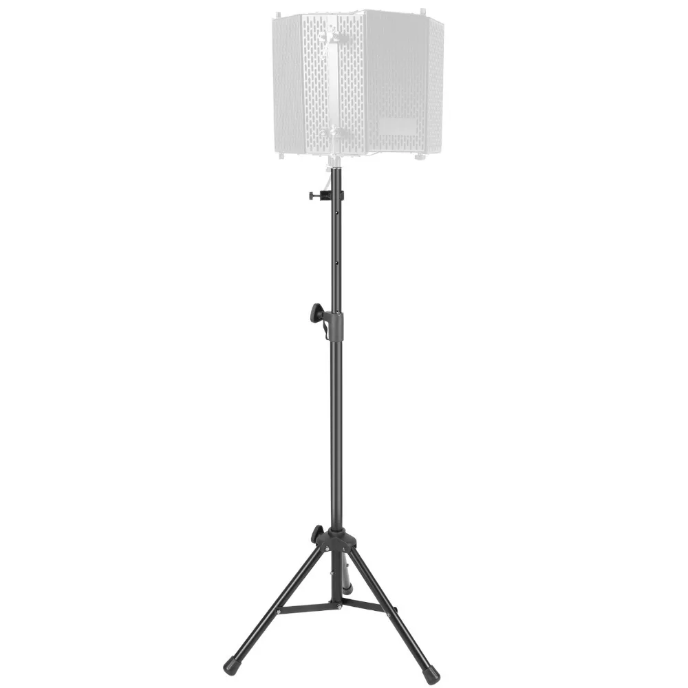 Neewer NW002 1 Wind Screen Bracket Stand Aluminum Tube Non slip Feet Adjustable Height 65 2