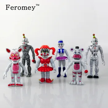 

New Arrival Five Nights At Freddy's Action Figure Toy Foxy Freddy Fazbear Bear FNAF PVC Figures Toy Children Kids Christmas Gift