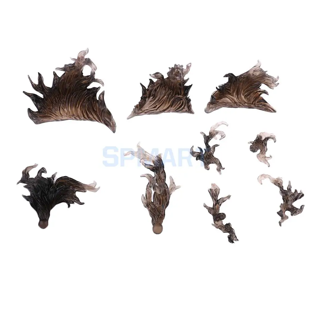 DIY Burning Flame Effect Action Figure Display Stand Support Holder for Gundam Bandai Saint Seiya