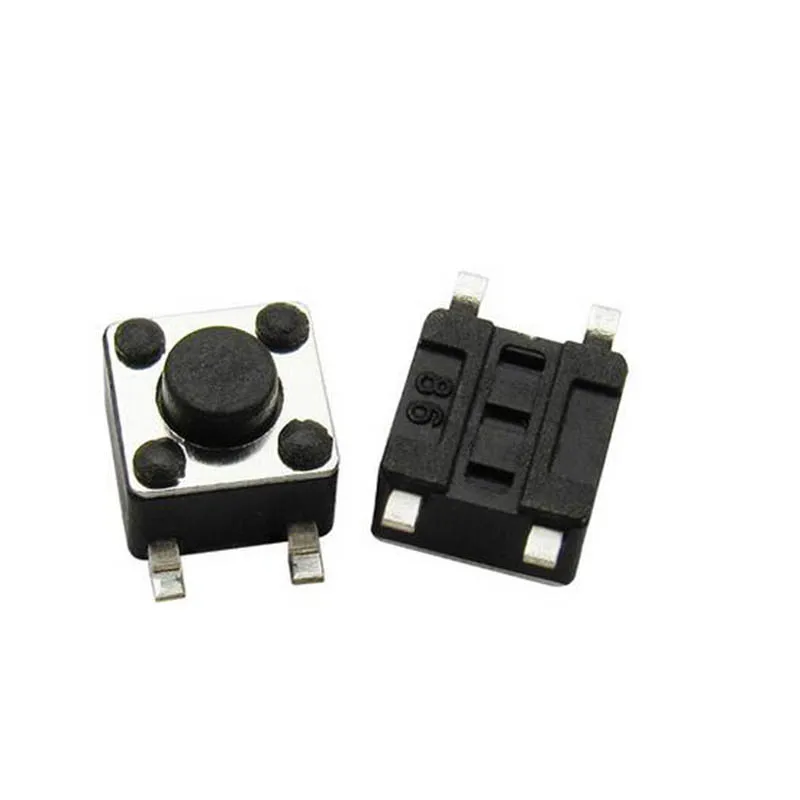 50pcs 4.5*4.5*3.8mm patch button switch push micro for electric equipment accessories | Обустройство дома