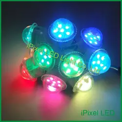 Магия Цвета 35 мм пикселей 6led IP66 smd 5050 RGB LED Точка Света Строки