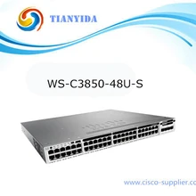 48 портов UPOE IP база Ethernet ядро управляемый коммутатор WS-C3850-48U-S