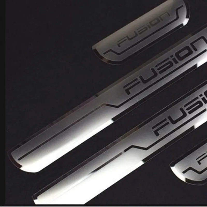 Автомобильные накладки на пороги Плиты гвардии для Ford FUSION- Накладка защита входной двери охранник пороги Fusion