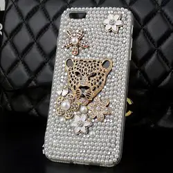 Роскошные женские чехол для iPhone XS Макс блеск драгоценных камней Leopard Алмазный Капа чехол для iPhone 6s 7 8 Plus чехлы чехол телефона чехол Чехол