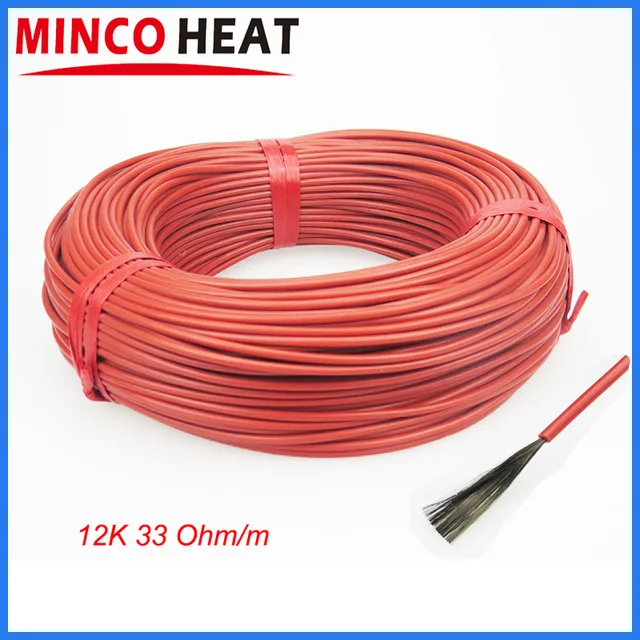 Low Cost Carbon Warm Floor Cable Carbon Fiber Heating Wire Electric