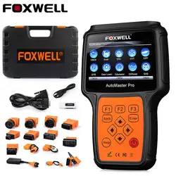 Foxwell NT644 про все-Системы OBD сканер ABS, подушка безопасности передачи DPF Сброс системы контроля срока службы масла авто инструмент диагностики