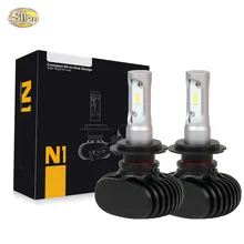 SNCN 2PCS 4000LM High Brightness LED Headlight for Hyundai SantaFe 2007~2013 Car Head Light Conversion Kit Auto Bulbs