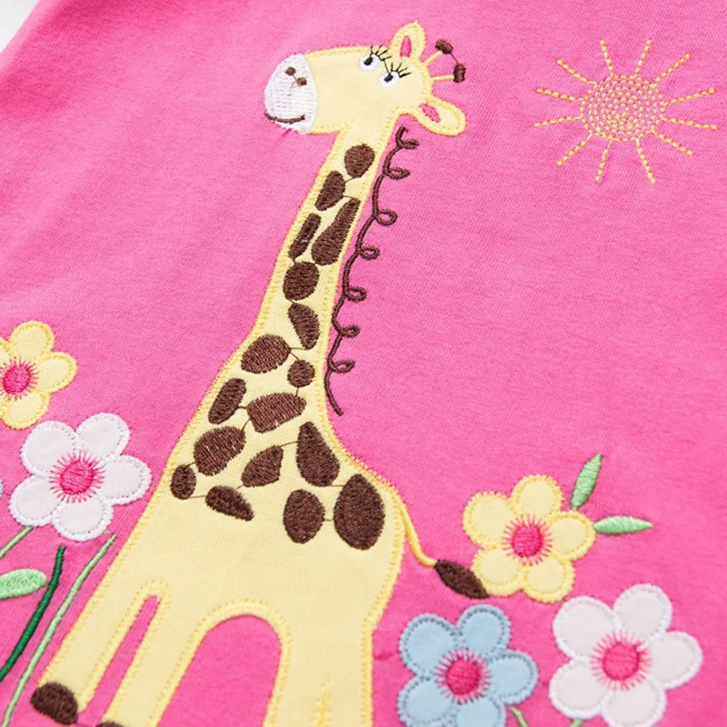 2017 Girls T-shirts Kids Clothes Camiseta Summer Cotton T-Shirt Clothing Baby Roupas Camisetas Mujer Verano Costume Short Sleeve21