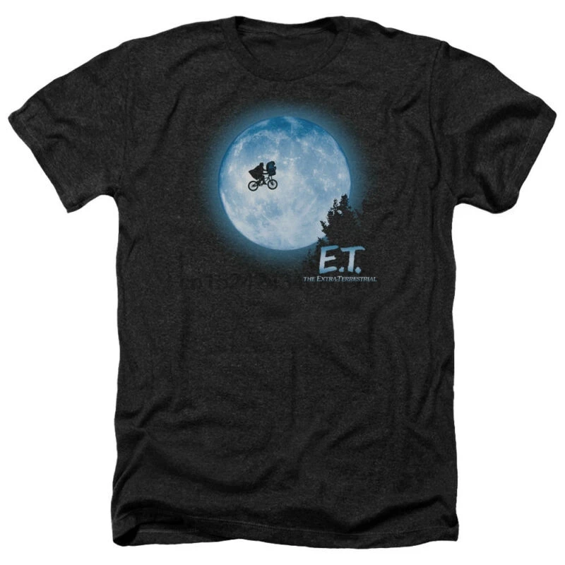 E.T. Футболка ET Экстра наземный фильм велосипед Луна сцены Хезер все размеры |