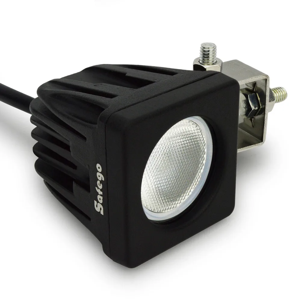 

Safego 2inch 10W LED WORK LIGHT car FLOOD SPOT OFF ROAD 4x4 MOTORCYCLE BOAT ATV truck tractor 4WD led working light 12V 24V