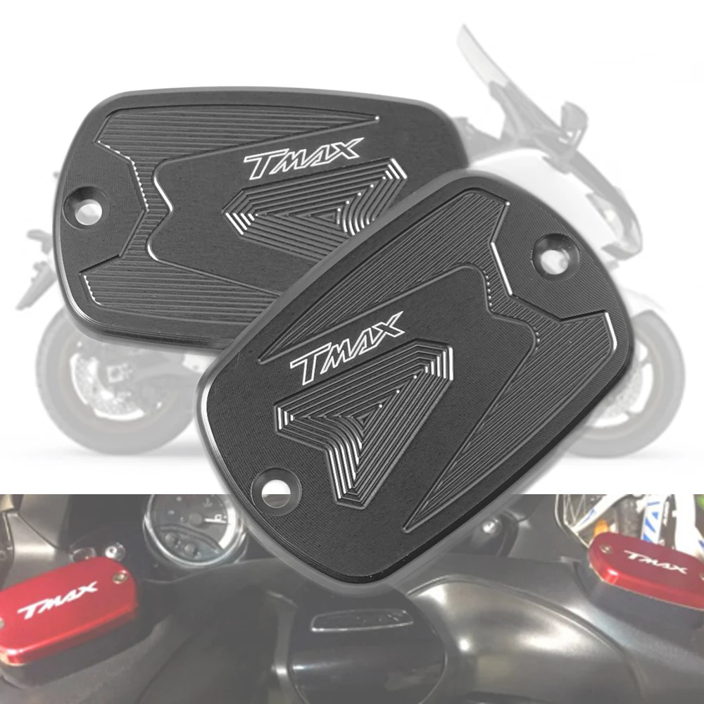 

Motorcycle Brake Cylinder Reservoir Cover Clutch Tank Brake Fluid Reservoir Cover Cap For Yamaha Tmax 530 12-15 Tmax 500 08-11