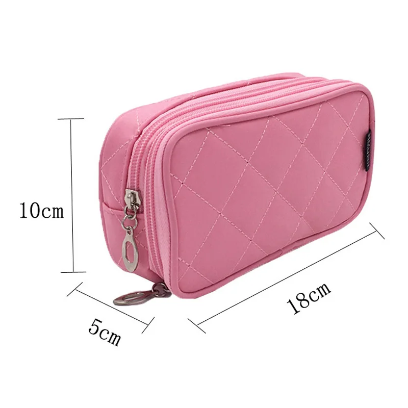 2018 أزياء سيدة حقيبة سفر لمستحضرات التجميل تخزين فرشاة حقيبة مستحضرات تجميل لطيف مفيد رشيق فيزيائيين المنظم حالات النايلون حقيبة مستحضرات تج... 2018 أزياء سيدة حقيبة سفر لمستحضرات التجميل تخزين فرشاة حقيبة مستحضرات تجميل لطيف مفيد رشيق فيزيائيين المنظم حالات النايلون حقيبة مستحضرات تج...