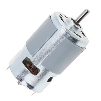 

12V-24V 775 DC Motor High-speed Large Torque Motor with Ball Bearing and Fan Blades for DIY Model Car Small Drill Micro-machine