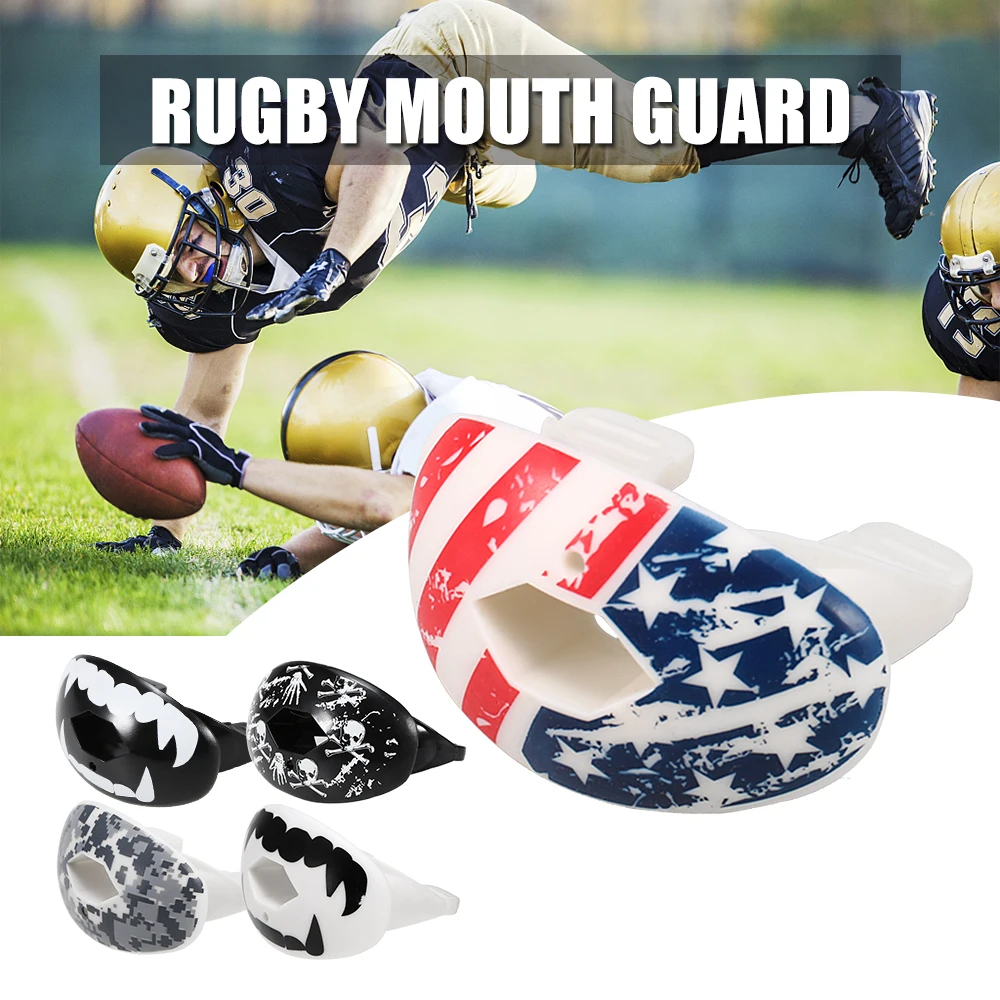 

Rugby Mouth Guard Food Grade Tooth Protector American Football Mouthguard Lip Protection Sports Mouth Guard Tooth Protector