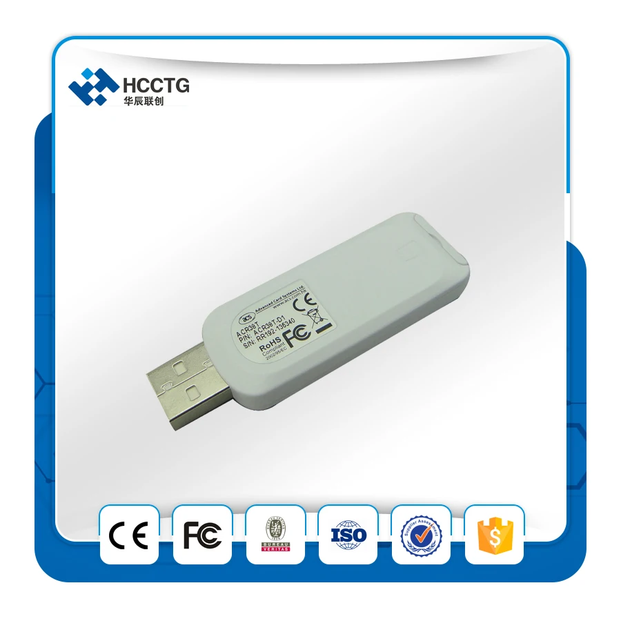 ACS ISO7816 сим-картами rfid, смарт-SIM размер Card Reader с бесплатной SDK для дисконтных ACR38T-D1