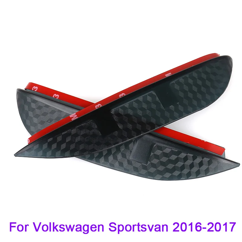 Для Volkswagen Polo, Golf Sportsvan автомобильный Стайлинг карбоновое зеркало заднего вида декоративные дождевые шестерни зеркало заднего вида брови дождевик - Цвет: For Sportsvan 16-17