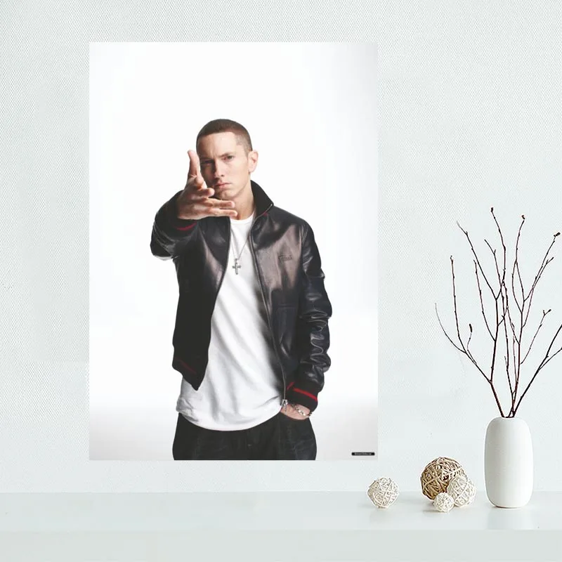 Nice Eminem Poster Custom Canvas Art Home Decoration Cloth Fabric Wall Print Silk | Дом и сад