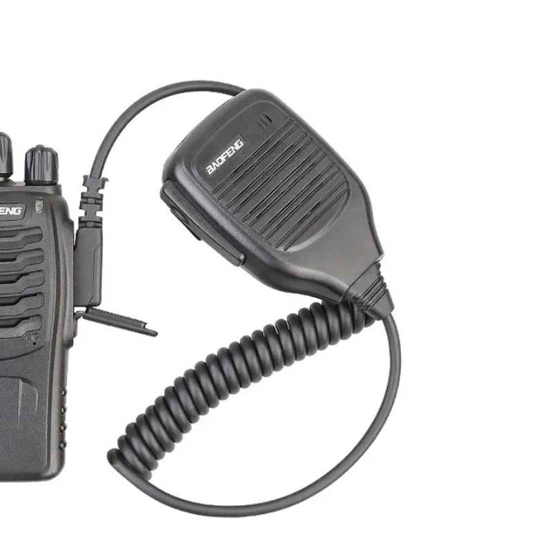 Baofeng Walkie Talkie аксессуары UV-5R динамик микрофон Pofung BF-888S UV-5RE Двусторонняя радиосвязь