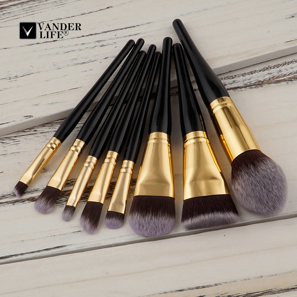 8pcs Eyeshadow Makeup Brushes Set Pro Face Eye Shadow Blending Make Up