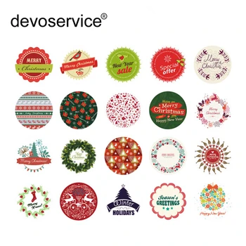 

38Pcs/Box Kawaii Stationery Sticker Cute Christmas Pattern Paper Stickers Diary Office Calendar Album Scrapbooking Sealing Stick