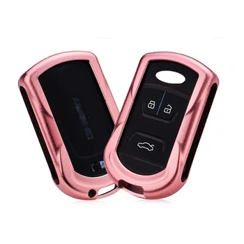 

Aluminum Alloy 2017 Auto Key Cover Case Holder Car Remote Key Case Shell Cover For Chery Tiggo 3 / 5 Arrizo 7