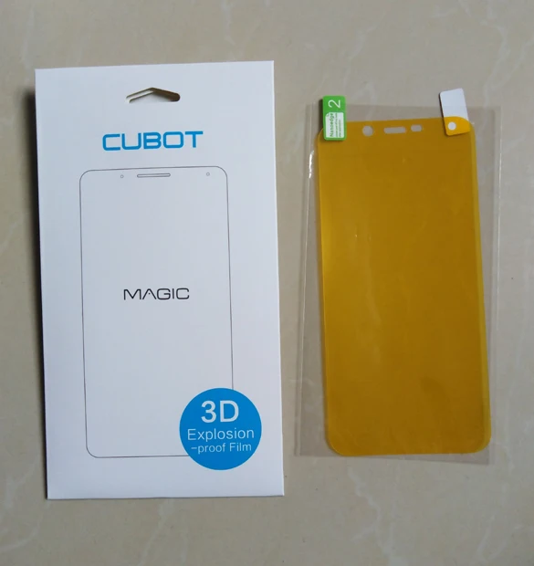 

Original Cubot Magic exploded-proof film for Cubot Magic Curved Display MT6737 Quad Core Smartphone-free shipping