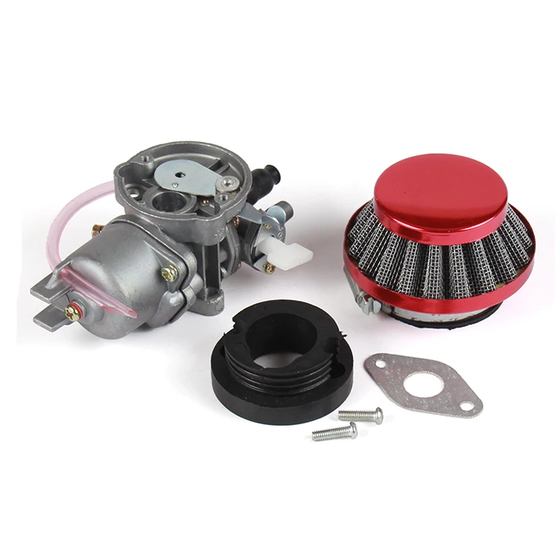 

Minimoto Carburetor Carb Carby Red Air Filter Stack For 2 Stroke 47cc 49cc Engine Parts Mini Moto Kids ATV Quad Dirt Pocket Bike