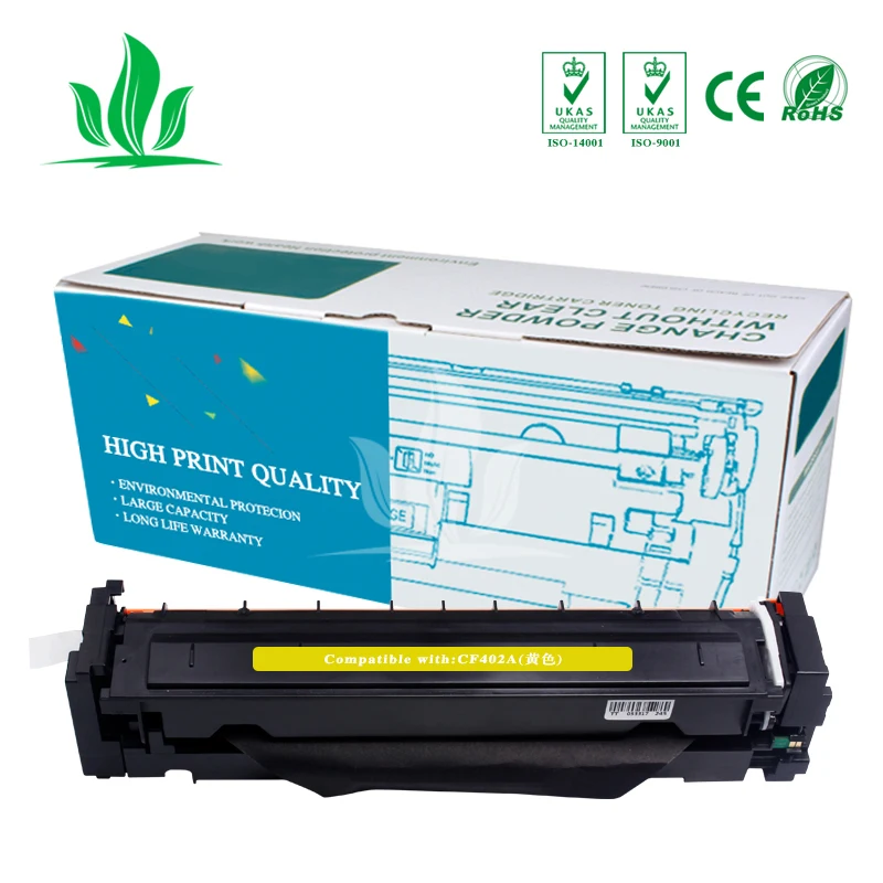 

1Y CF400A CF401A 402 403A 201A Compatible Color Toner Cartridge For hp HP Color LaserJet Pro M252dn M252n MFP M277dw M277n M274n