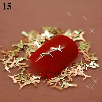 

More than 700pcs/pack One Style, Available Gold Nail Art Metal Sticker Decoration, Metallic Sticker + Free Shipping K15