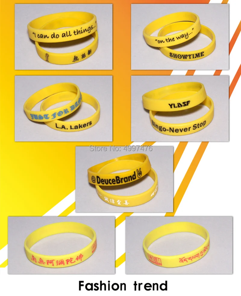 yellow bracelet