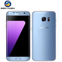 Original desbloqueado samsung galaxy s7 edge g935f/g935v celular 4gb ram 32g rom quad core wifi gps 5.5 121212mp lte telefone celular