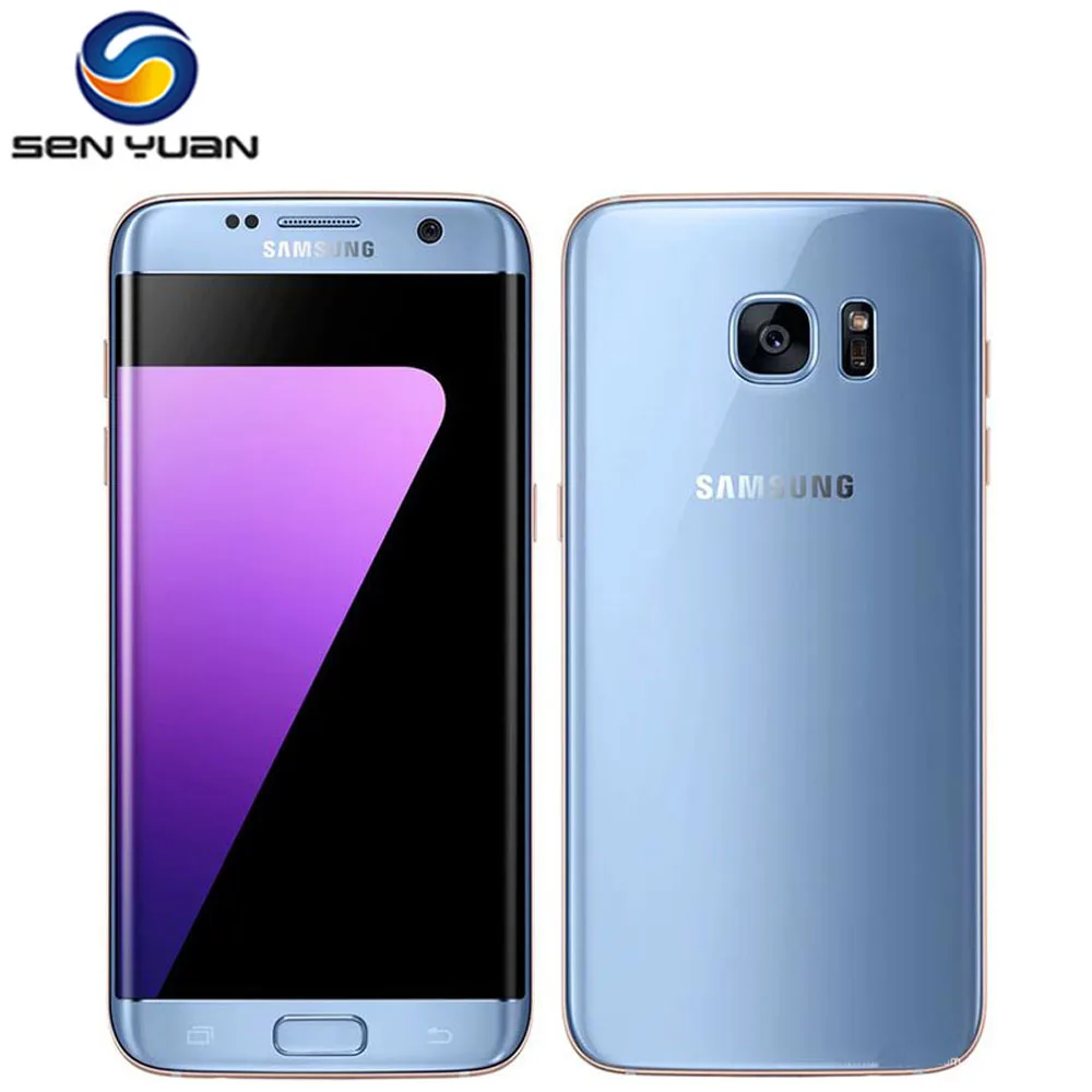 Original desbloqueado Samsung Galaxy S7 borde G935F/G935V teléfono móvil 4GB RAM 32G ROM Quad Core WIFI GPS 5,5