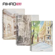 AIHAO Composition book Notebooks Diary Coil/Spira Soft Copybook Stationary School & Office supplies EC05
