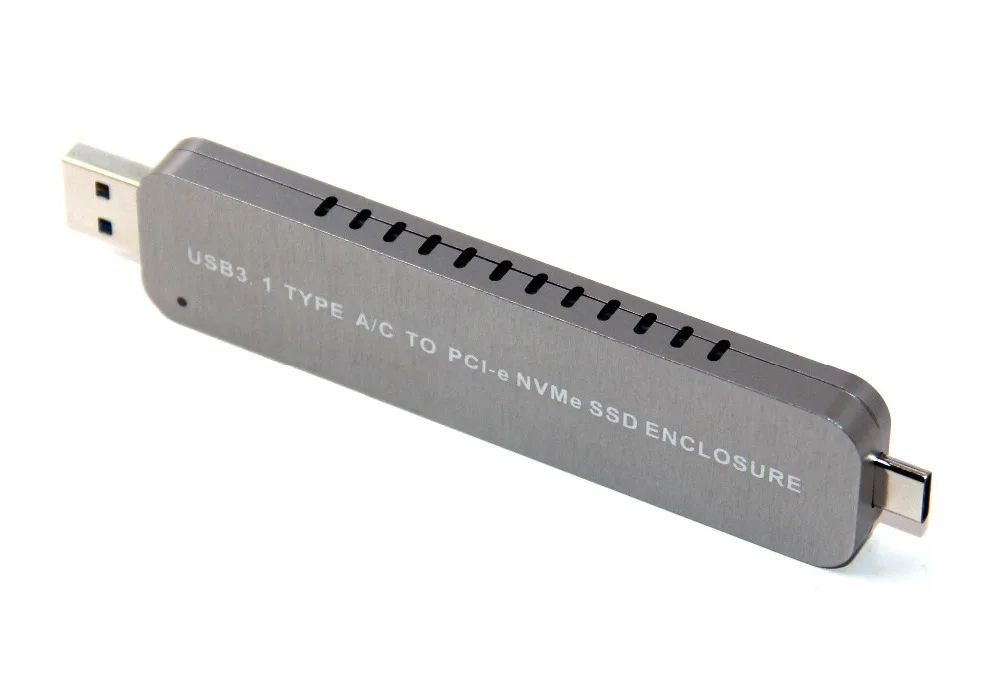 SP Nvme к Usb адаптеру, 10 Гбит/с Usb3.1 Gen 2 M.2 Pcie Ssd к type-A+ type-C карте, Usb к M2 твердотельный накопитель(Key M) фиксированный