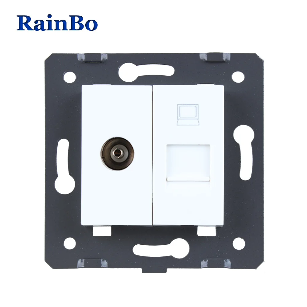 RainBo Free Shipping White Plastic Materials DIY Accessory