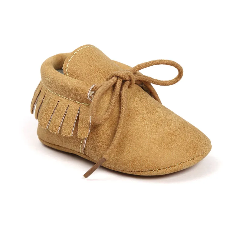 2020 Autumn/Spring Baby Shoes Newborn Boys Girls PU Leather Moccasins Sequin First Walkers Baby Shoes 0-18M