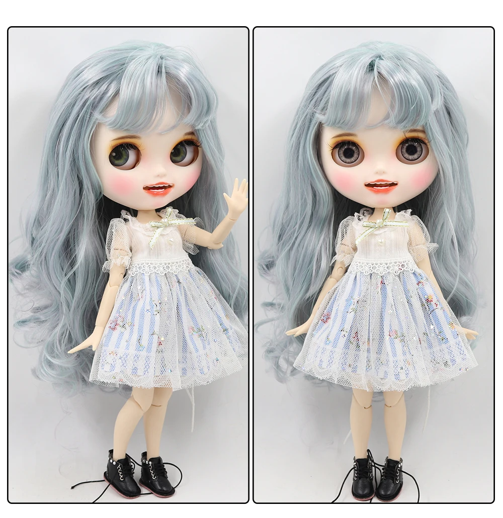 ICY factory шарнирная кукла blyth toy индивидуальные лицо с зубами белая кожа сустава тела пользовательские куклы 30 см