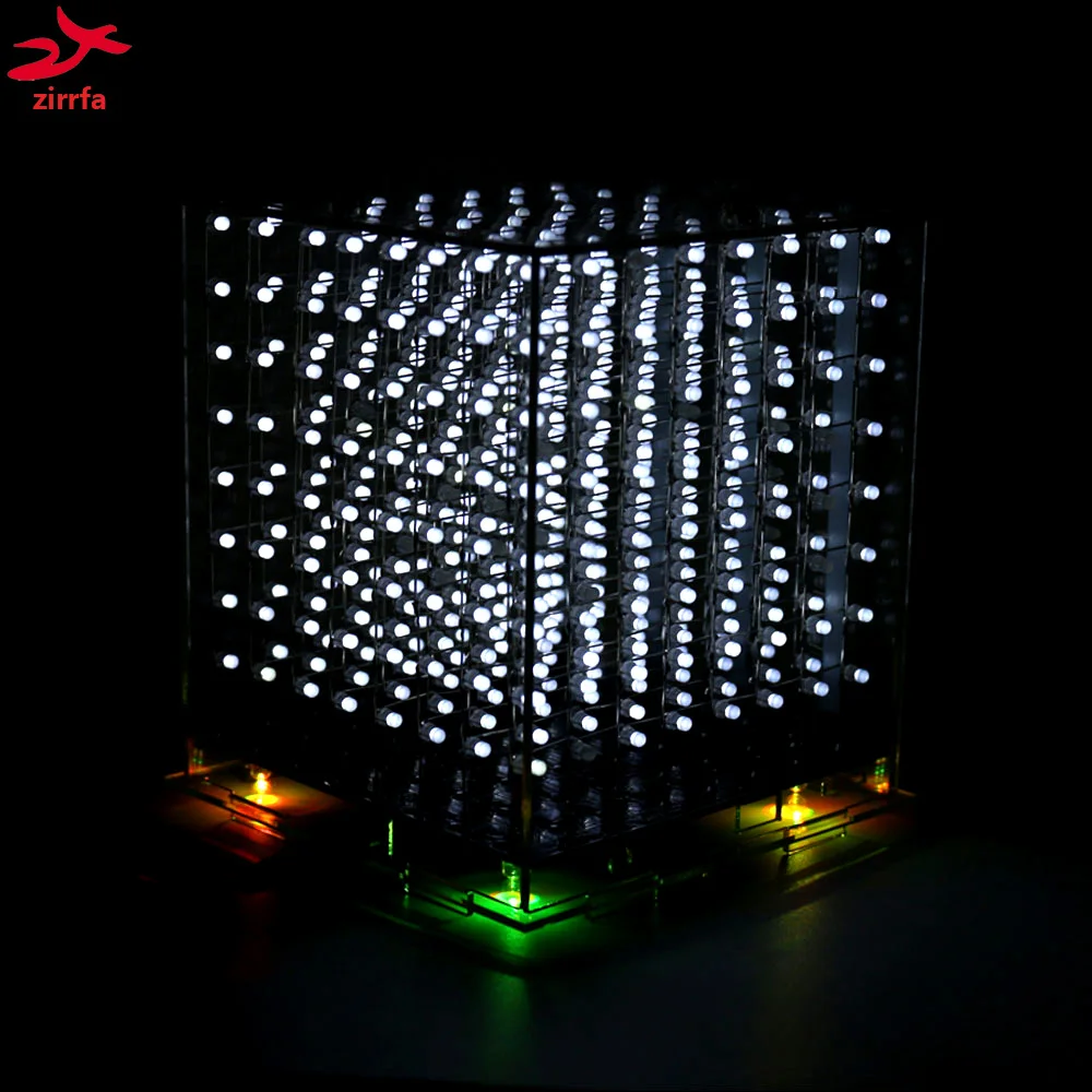 DIY 3D8 LED mini Cubes blue with excellent animations /3D CUBES 8 8x8x8 Kits/Junior, Display,Homemade Animation by Arduinos DIY 3D8 LED mini Cubes blue with excellent animations /3D CUBES 8 8x8x8 Kits/Junior, Display,Homemade Animation by Arduinos