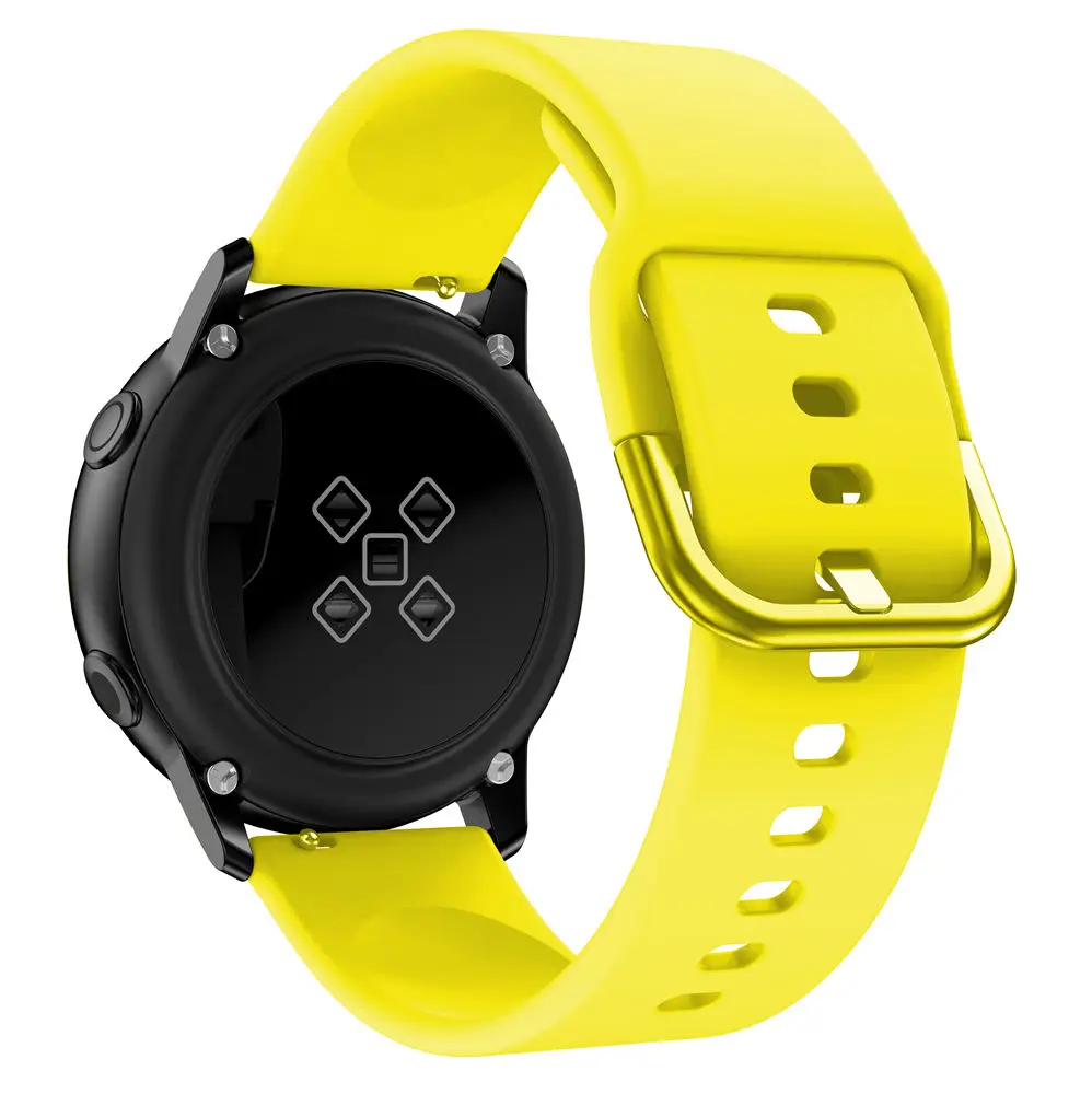 20 мм ремешок для часов Xiaomi Huami Amazfit Bip youth/Lite спортивные силиконовые смарт-браслеты для samsung Galaxy Watch активные полосы