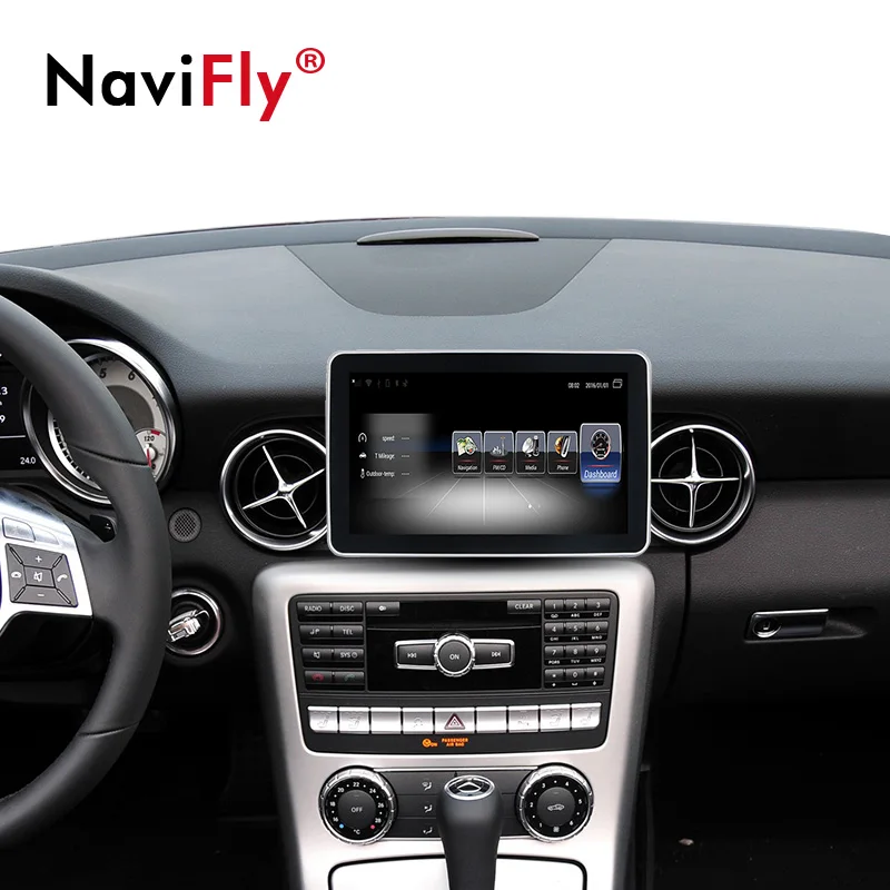 Top Free shipping! 3+32G Android 7.1 For Mercedes Benz SLK W171 2011 2012 NTG 4.0 Car radio dvd Player GPS Navigation Autoradio BT 1