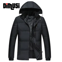 2016 New Thicken Velvet Warm Winter Jacket Men Overcoat Casual Jackets Detachable Hat Stand collar Outerwear