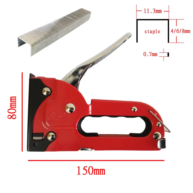 4 8mm decorative Nail Staple Gun Furniture Sealing For Wood Door
