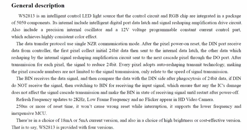 WS2813B светодиодный чип 5050 SMD RGB светодиодный WS2813; Интеллектуальное управление встроенный СВЕТОДИОДНЫЙ фонарь источник; Частота обновления