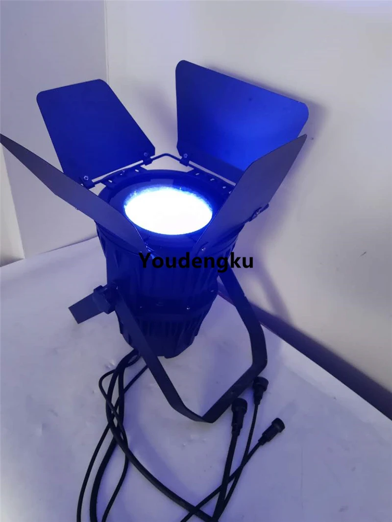 4 шт. Водонепроницаемый светодиодный светильник IP65 led par сценический светильник 200 Вт RGBWA UV 6в1 напольный COB Par 64
