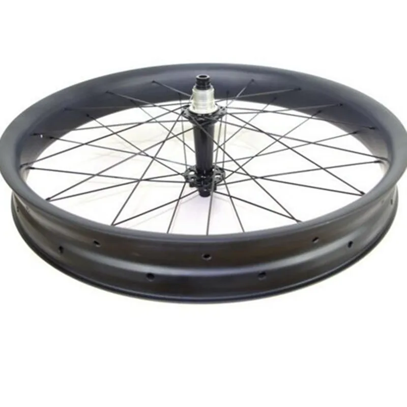 Бескамерные колеса 26ER Fat bike карбоновые 80 мм совместимы с клинчерными втулками