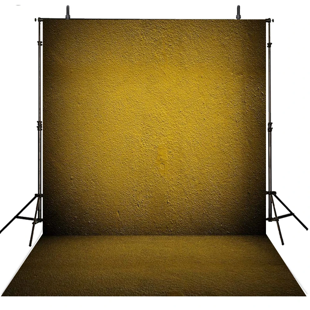 Hot Yellow Solid Photography Backdrops Vinyl Backdrop For Photography