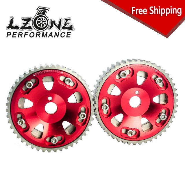 

FREE SHIPPING - Adjustable Cam Gear 1pair 2pc FOR Toyota 3S-GTE MR2 CELICA CALDINA RED JR6533R