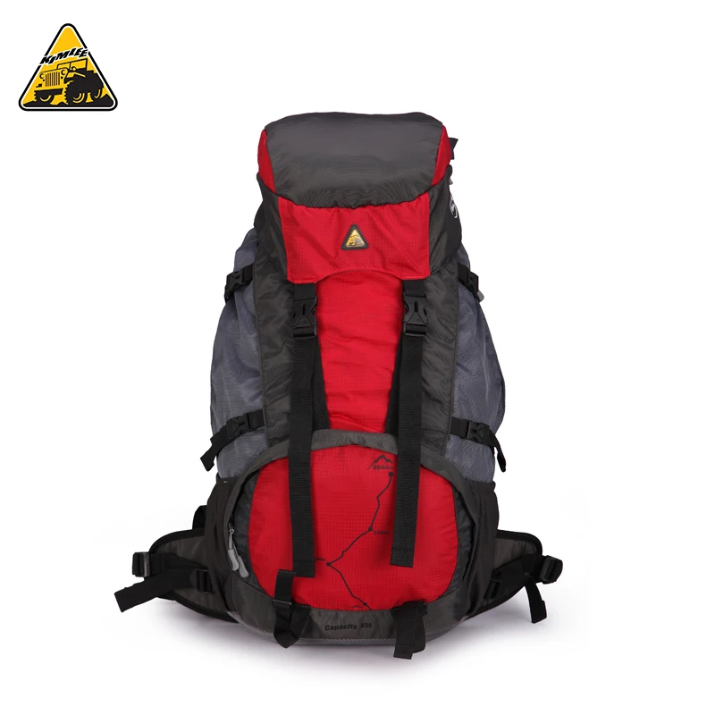 

KIMLEE 50L Waterproof Breathable Backpack Hiking Mountaineering Camping Backpack Waterproof Large Capacity Bag New Style